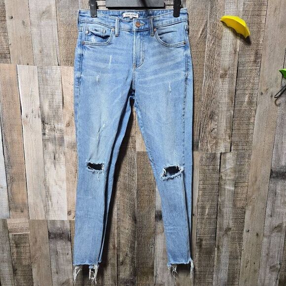 Dear John Distressed Chewed Hem Skinny Jeans - Picture 1 of 4